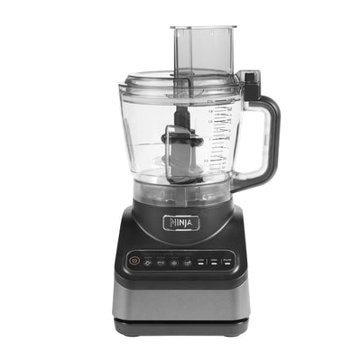 Ninja Küchenmaschine mit 4 Programmen; Hacken, Pürieren, Schneiden, Mischen & 3 manuellen Geschwindigkeiten, 2,1L Schüssel, Hack-, Schneide- & Teigmesser, 850W, spülmaschinenfest, Schwarz BN650EU