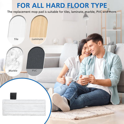 Sunnila 10 Stück Mikrofaser-Tuchset Waschbar 5 Bodendüse + 5 Handdüse Microfiber Cloth für Kärcher Dampfreiniger EasyFix SC2, SC3, SC4, SC5