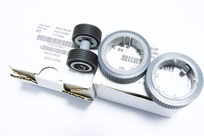 Yanzeo PA03710-0001 PA03670-0002 Scanner Bremse und Pick Roller Set für Fujitsu Fi-7460 Fi-7480 mit Clean Wipe