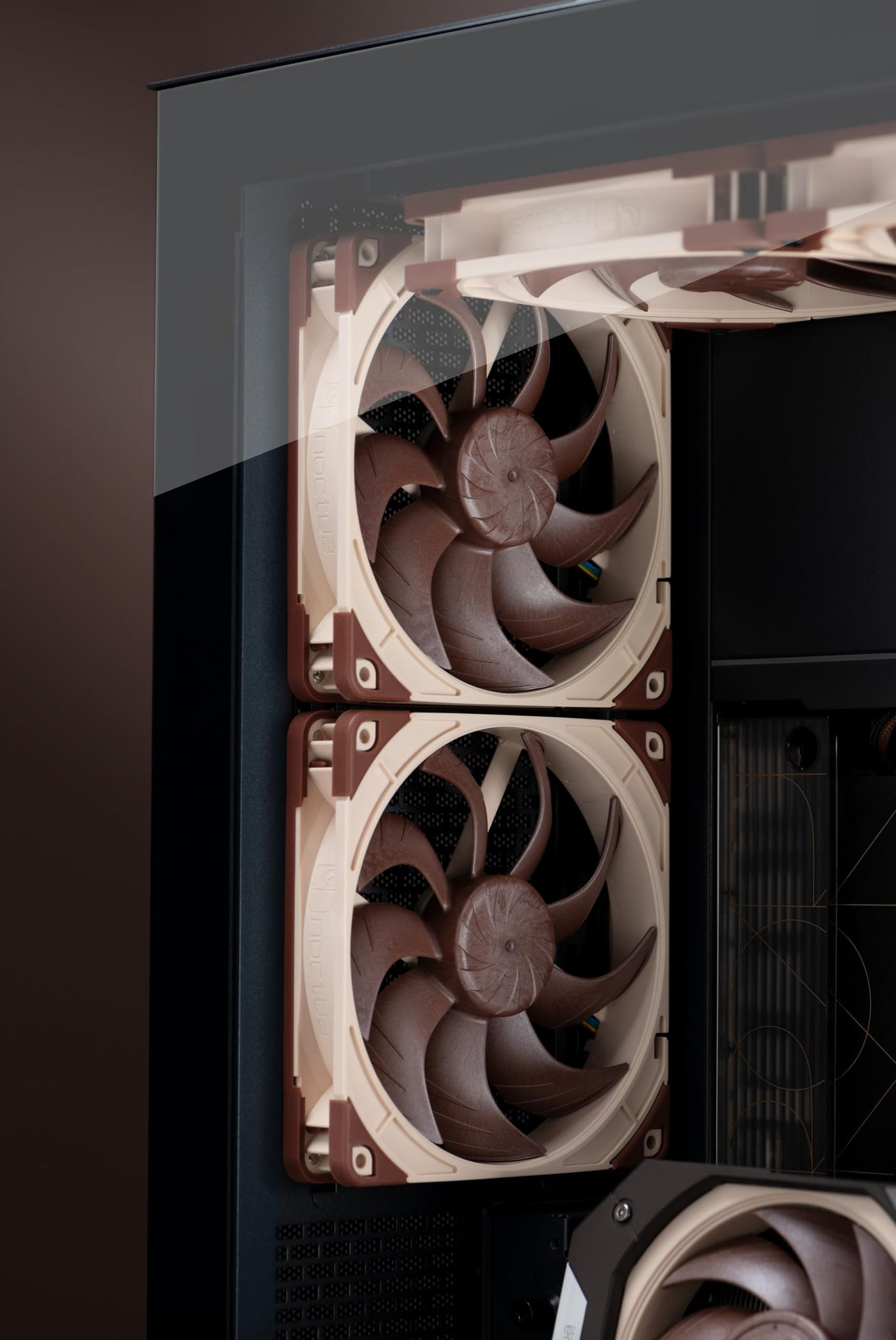 Noctua NF-A14x25 G2 PWM, leiser 140mm PC-Lüfter in Premium-Qualität, 4-Pin (Braun)