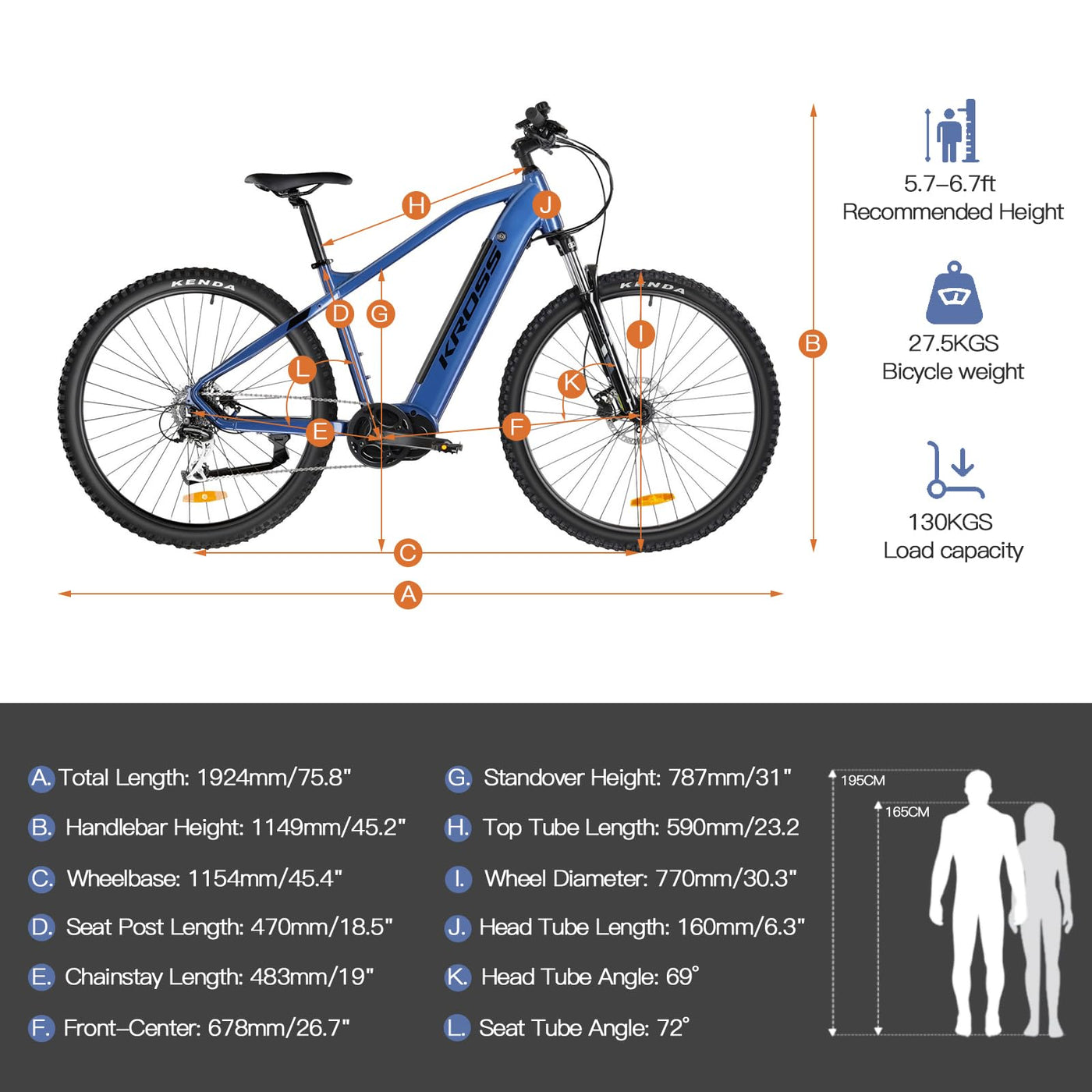 Varstrom Elektrofahrrad für Erwachsene Mittelmotor 250W 100 Nm E-Bike Damen Herren Ebike 100km Reichweite durch 43,2V 10,4AH Li-Ion Akku 8 Gänge, 29 Zoll MTB Hexagon Boost 3.0
