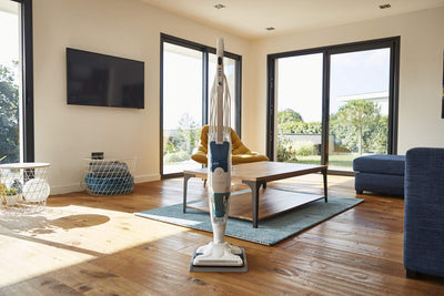 Rowenta RY7757WH Clean & Steam Revolution Bodendampfreiniger, Kunststoff, weiß