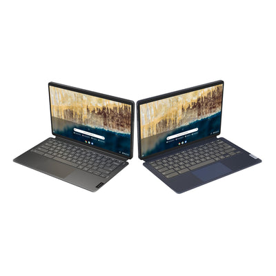 Lenovo Chromebook IdeaPad Duet 5 2-in-1 Tablet | 13,3" Full HD Touch Display | Qualcomm Snapdragon 7c Gen 2 | 8GB RAM | Qualcomm Grafik | QWERTZ | grau | inkl. Lenovo USI Pen, dunkelgrau, inkl. Stift