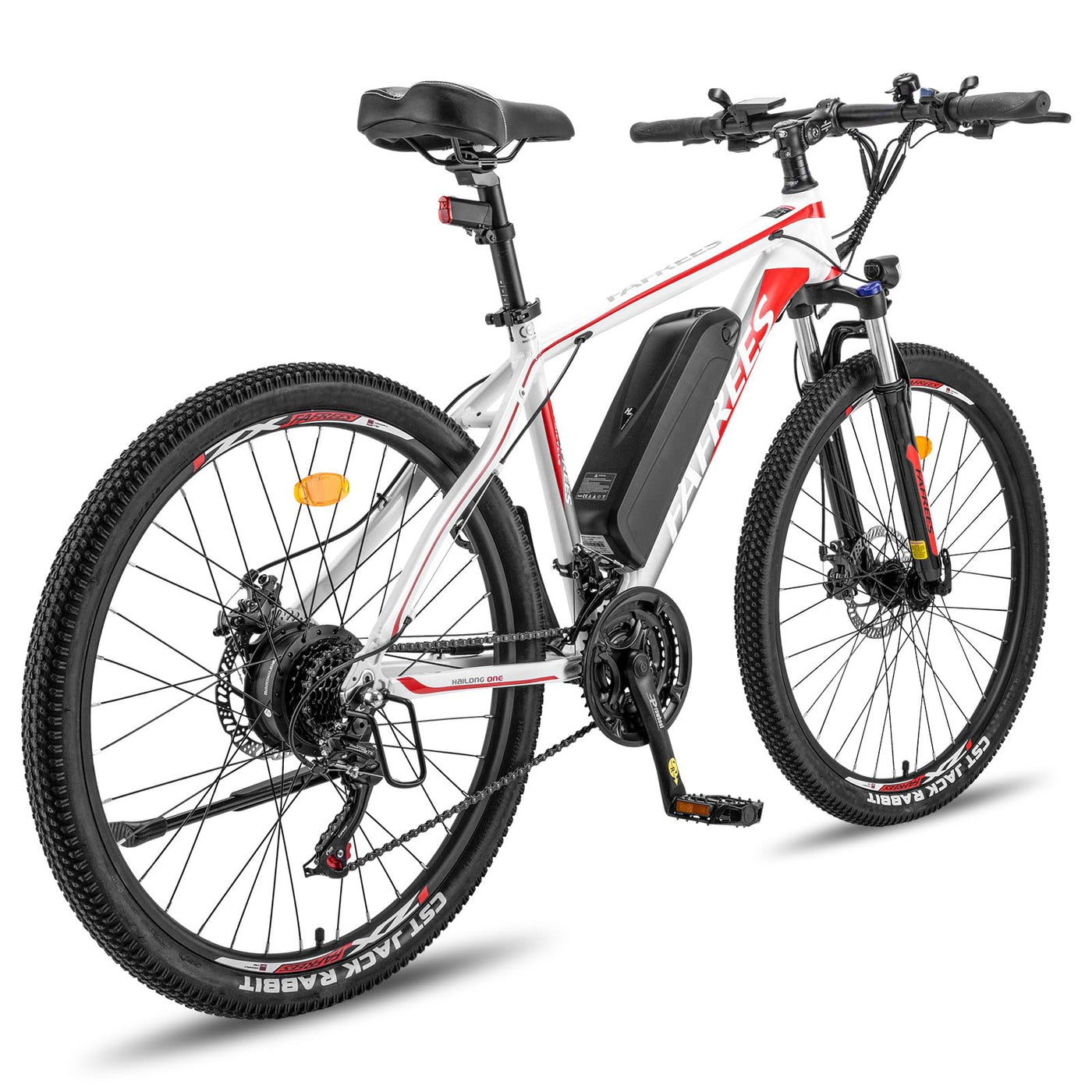 Fafrees Hailong-one E Bike Elektrofahrrad 26 Zoll, e Bike Herren 36V 13AH Akku, MTB E-Fahrrad 250W, City EBike Damen, Max.Reichweite bis zu 45-100km, Weiß