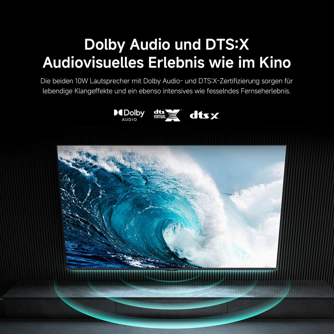 Xiaomi F, 43 Zoll (109 cm), 4K UHD, Smart TV, Fire TV, Triple Tuner DVB-C/S/S2/T/T2,HDR10, MEMC,Sprachsteuerung mit Alexa, 2GB+32GB, Kompatibel mit Apple AirPlay