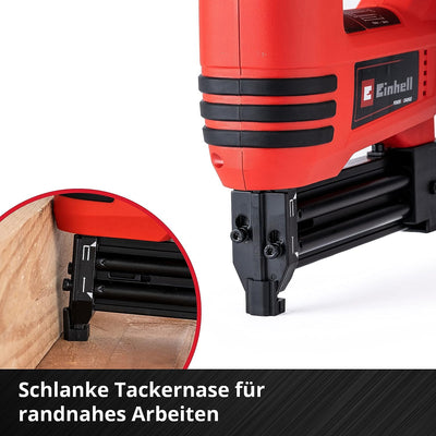 Einhell Akku-Nagler TE-CN 18 Li - Solo Power X-Change (Li-Ion, 18V, Tacker und Nagelpistole, max. 20 Schuss pro Minute, inkl. 300 Nägel, inkl. 300 Klammern, ohne Akku, ohne Ladegerät)