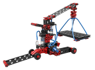 fischertechnik 533874 PROFI Pneumatic Power – Bausatz für Kinder ab 8 Jahren, pneumatisch betriebenes Spielzeug, Bagger und 4 weitere Modelle zum Zusammenbauen