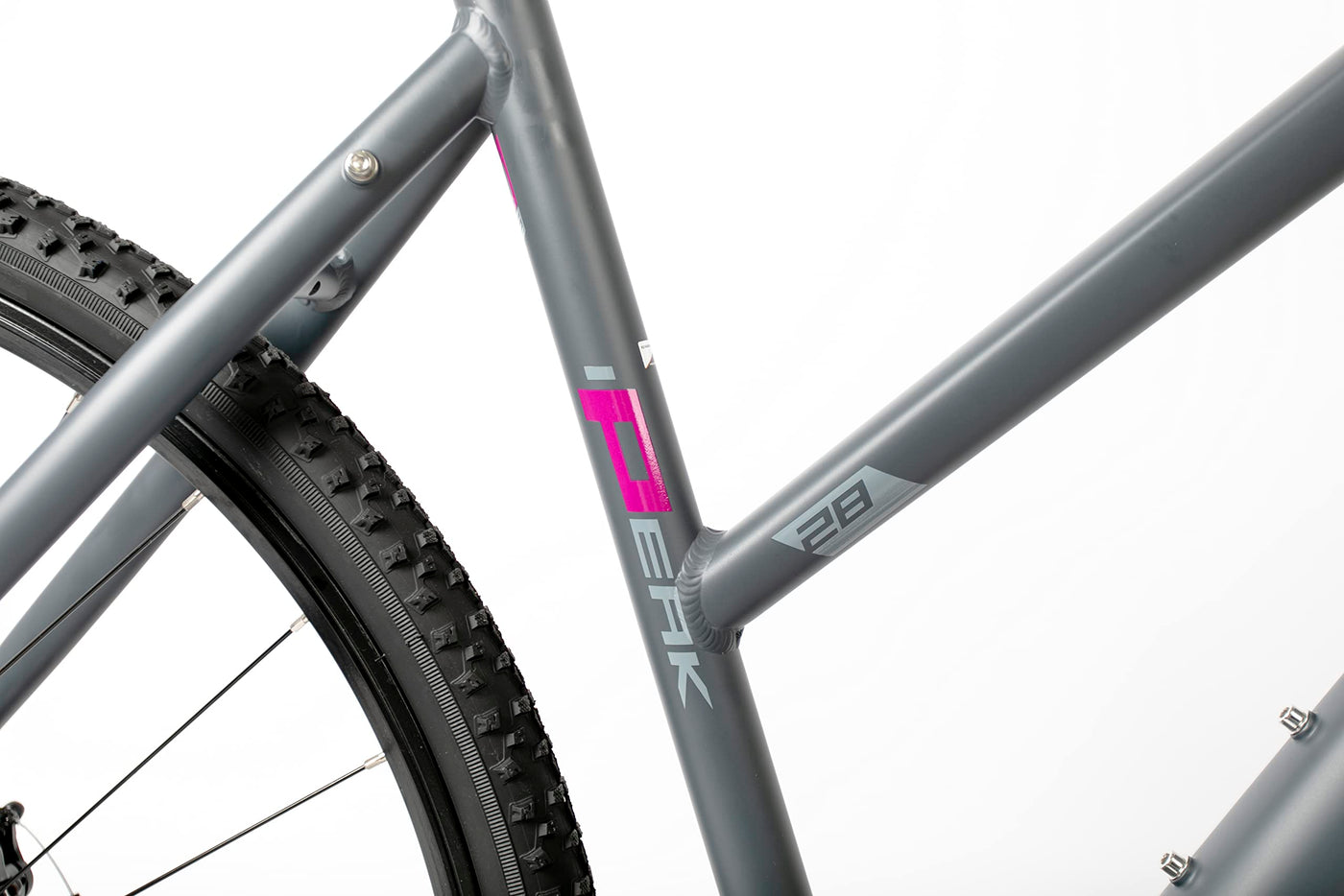 HEAD Damen I-Peak I Crossbike, Grau matt/pink, 54 cm