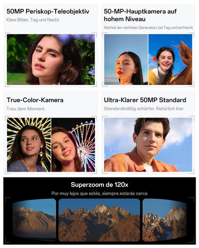 OPPO Find X9 Pro 5G 16+512GB, AI Unlocked Smartphone, 6,78" 120Hz ProXDR Display, 200MP Hasselblad-Kamera, 4K Motion, 7500 mAh, IP69, Titanium Charcoal (inkl. 80W SUPERVOOC Ladegerät und Enco Air4)