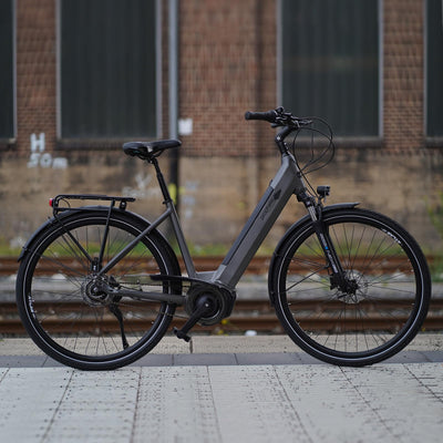 Prophete Geniesser 3.0 City E-Bike 28 Zoll - 360Wh - Integrierter Akku - Mittelmotor AEG - 7-Gang Nabenschaltung - HDY. Scheibenbremse - Rahmenhöhe 48 cm