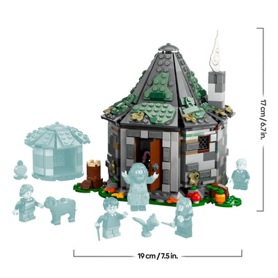LEGO Harry Potter Hagrids Hütte: EIN unerwarteter Besuch Set mit 5 Mini-Figuren und 2 Tierfiguren, Geschenk für 8-jährige Mädchen, Jungs und Kinder, magisches Abenteuer-Spielzeug, Fantasy Set 76428