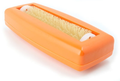Crumpy Krümelbürste Tischroller Handstaubsauger für Auto Caravan Zuhause (Orange)