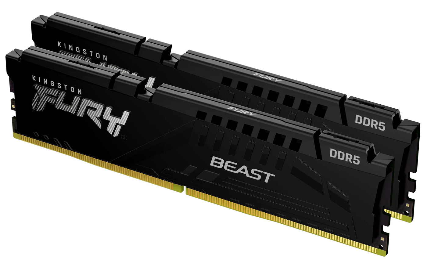 Kingston FURY Beast 32GB 6000MT/s DDR5 CL30 DIMM (Kit mit 2) Schwarz Desktop Gaming Speicher - KF560C30BBEK2-32