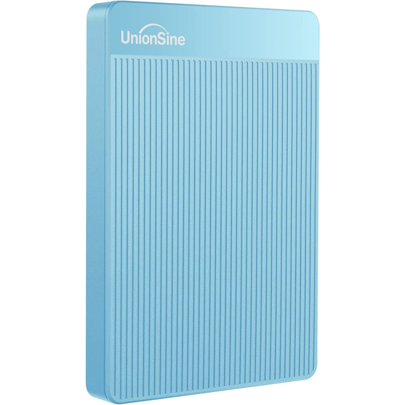 UnionSine Externe Festplatte 500GB ultradünn tragbar 2,5 Zoll USB 3.0, SATA, Festplattenspeicher für PC, Mac, Desktop-Computer, Laptop, Wii U, Xbox, PS4 (Blau) HD2510