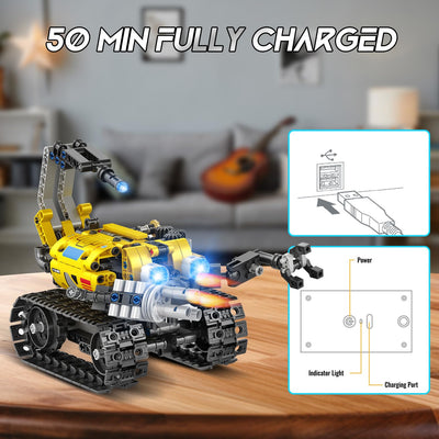 CUBIMANA Technik Roboter Bauspielzeug für Kinder - 5 in 1 App & Fernsteuerung Technik Spielzeug, Wall Robot/Engineering/Mech Scorpion Spielzeug, Geschenke für Jungen Mädchen ab 10 Jahre (560 Stück)