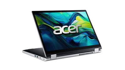 Acer Aspire 3 Spin (A3SP14-31PT-C31L) Convertible Notebook | 14" WUXGA IPS Touch-Display | Intel N100 | 4 GB RAM | 128 GB SSD | Intel UHD Grafik | Windows 11 | QWERTZ Tastatur | Silber