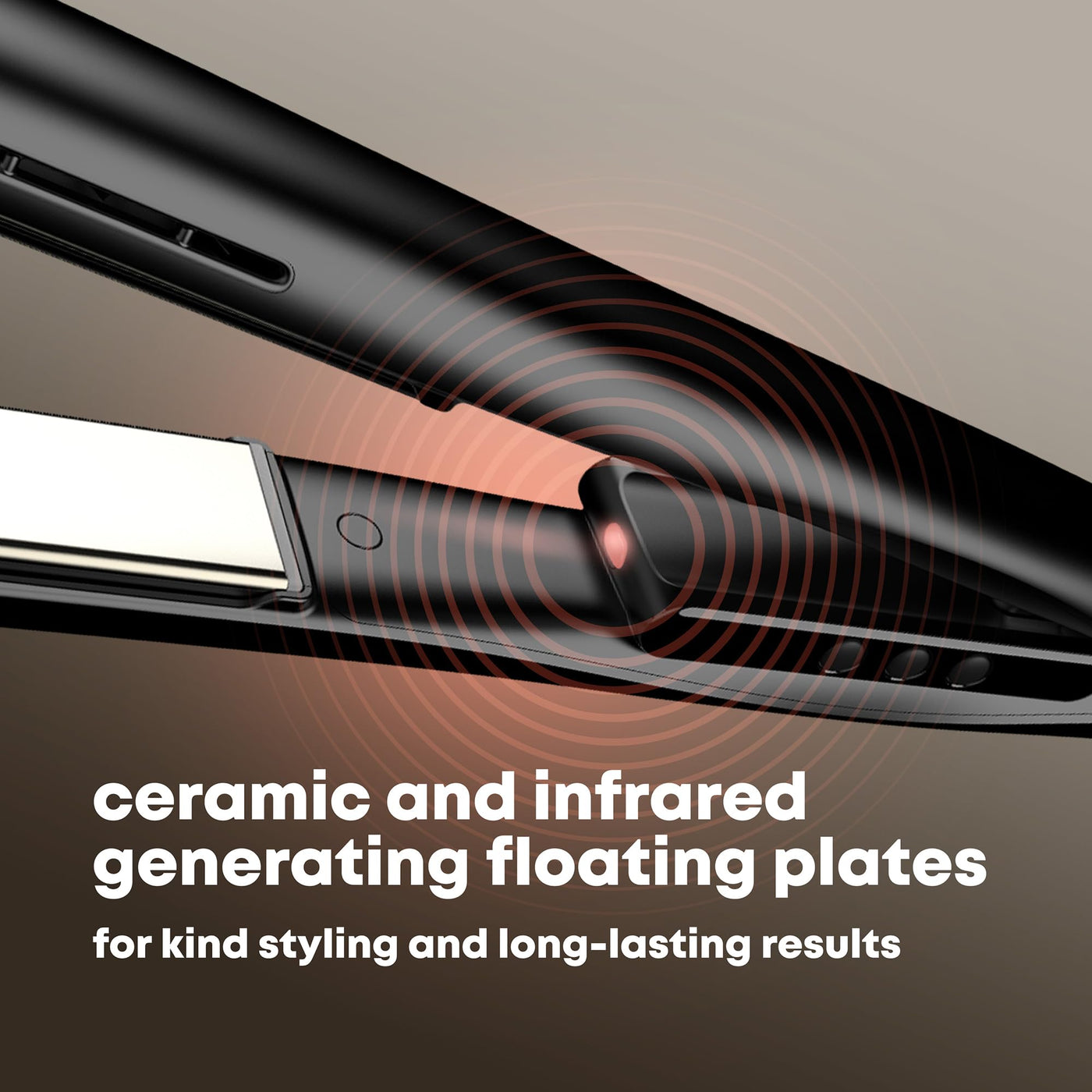 Revamp Progloss Ion Shine Keramik-Glätteisen mit Ionen-Technologie für jederzeit frizzfreie Ergebnisse, angereichert mit Progloss Smooth Keratin, Argan- und Kokosöl, verschiedene Hitzestufen, Schwarz