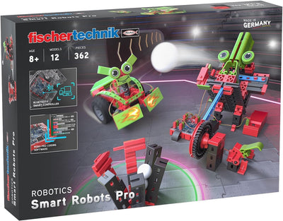 fischertechnik 569021 Smart Robots Pro – Roboter-Bausatz, programmierbare Roboter für Kinder, 12 Modelle, ab 8 Jahren