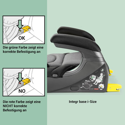 Peg Perego Viaggio Shuttle Autositz, Auto-Sitzerhöhung mit ISOFIX für Kinder von 125 bis 150 cm (6-12 Jahre), 22-36 kg, Crystal Black