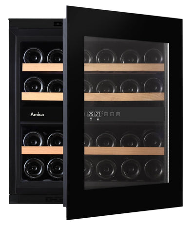 Amica WK 341 215 S Einbau-Weintemperierschrank, Anzahl Bordeauxflaschen (0,75 l): 26