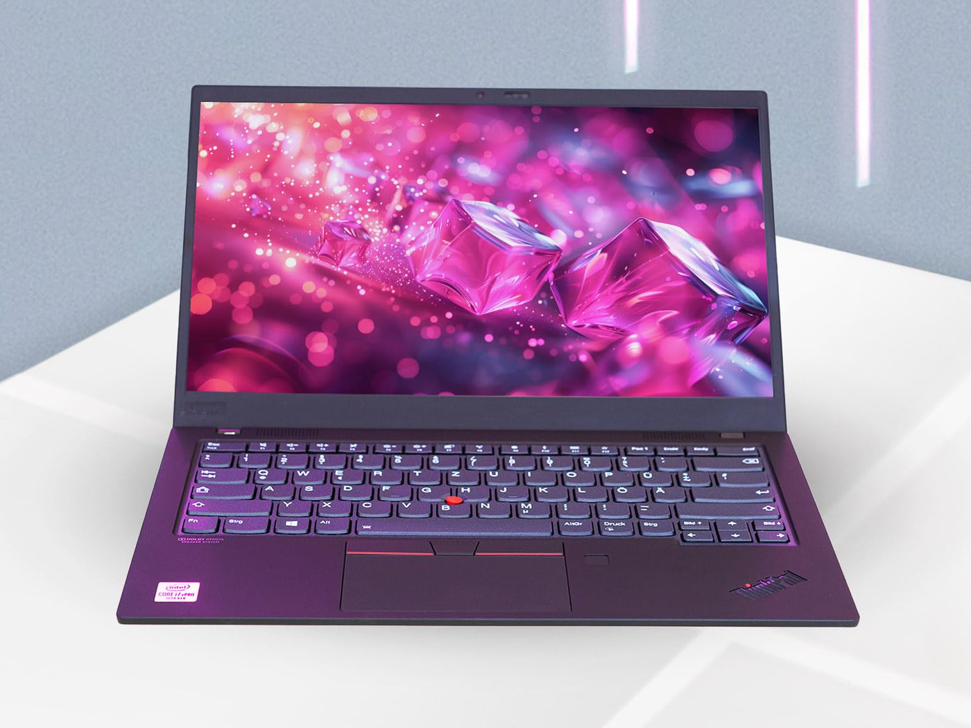 Lenovo ThinkPad X1 Carbon Gen 8. Intel i5 4x1.7 GHz Prozessor, 16 GB Arbeitsspeicher, 256 GB SSD, 14 Zoll Display FullHD 1920x1080 IPS Cam, Windows 11 Pro ZP7 (Generalüberholt)