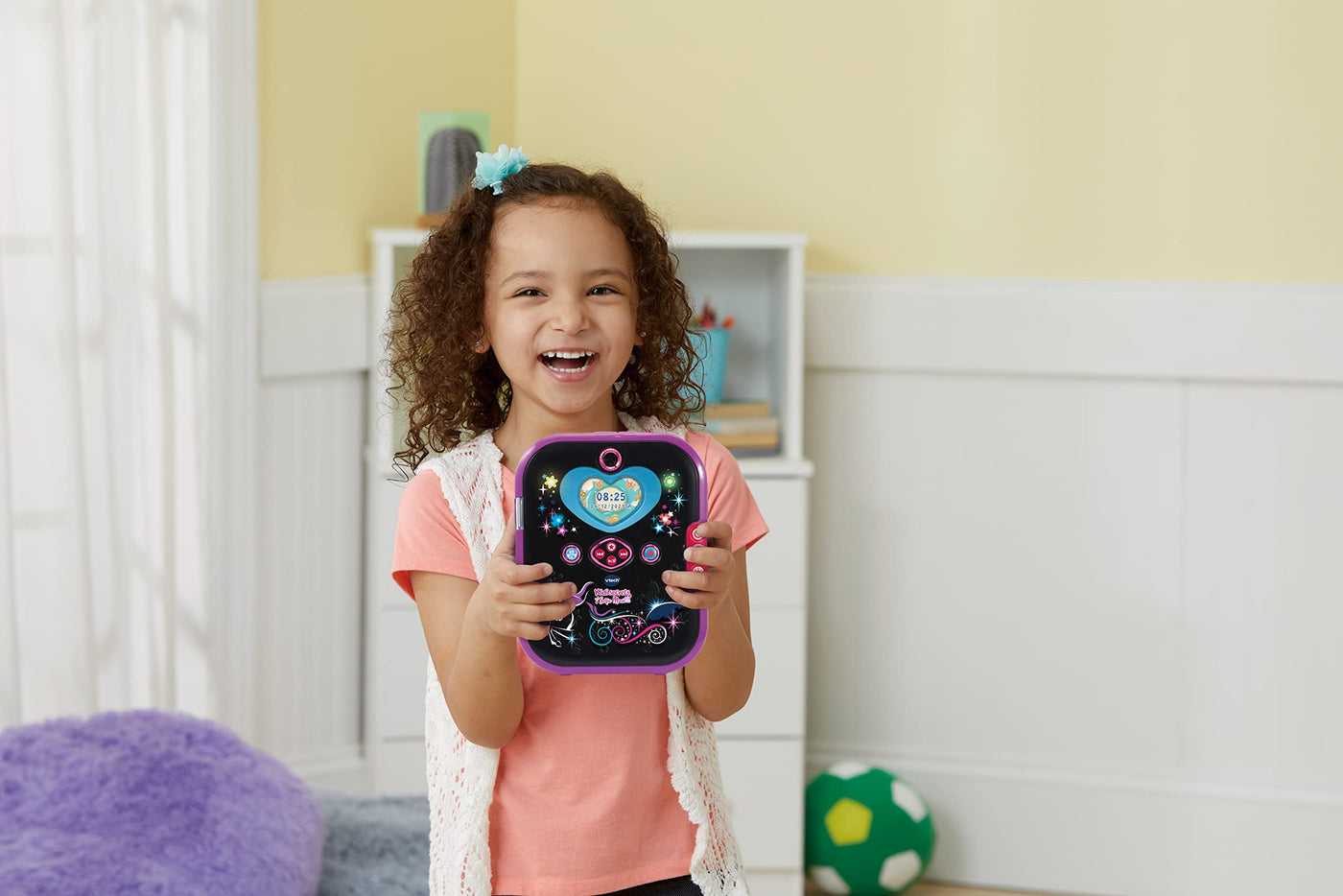 Vtech Kidisecrets Selfie Music 2.0 black – Kindertagebuch mit 2 Kameras, MP3-Player, Gesichtserkennung, Leuchteffekten und vielem mehr – Für Kinder von 6-12 Jahren