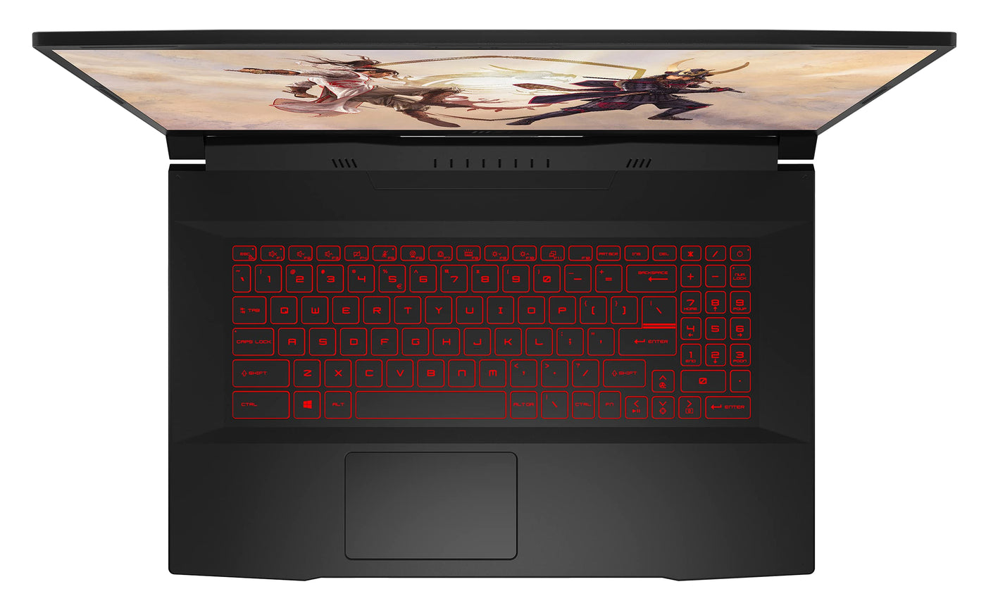 MSI Katana GF76 11UD-223 (17.3 Zoll /144HZ) Gaming-Laptop (Intel Core i7-11800H+HM570, Nvidia RTX3050 Ti, GDDR6 4GB, 512GB, Windows 10 Home Advanced), Schwarz