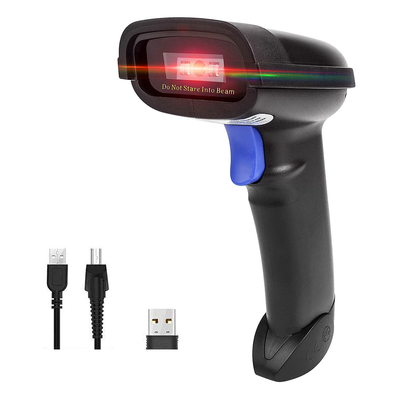 NETUM 2D Barcode Scanner Bluetooth, Wireless QR Code Scanner mit Halterung, 2D Imager mit 2000 mAh Akku, Bildschirm Scannen Unterstützt, NT-1228BL-WS
