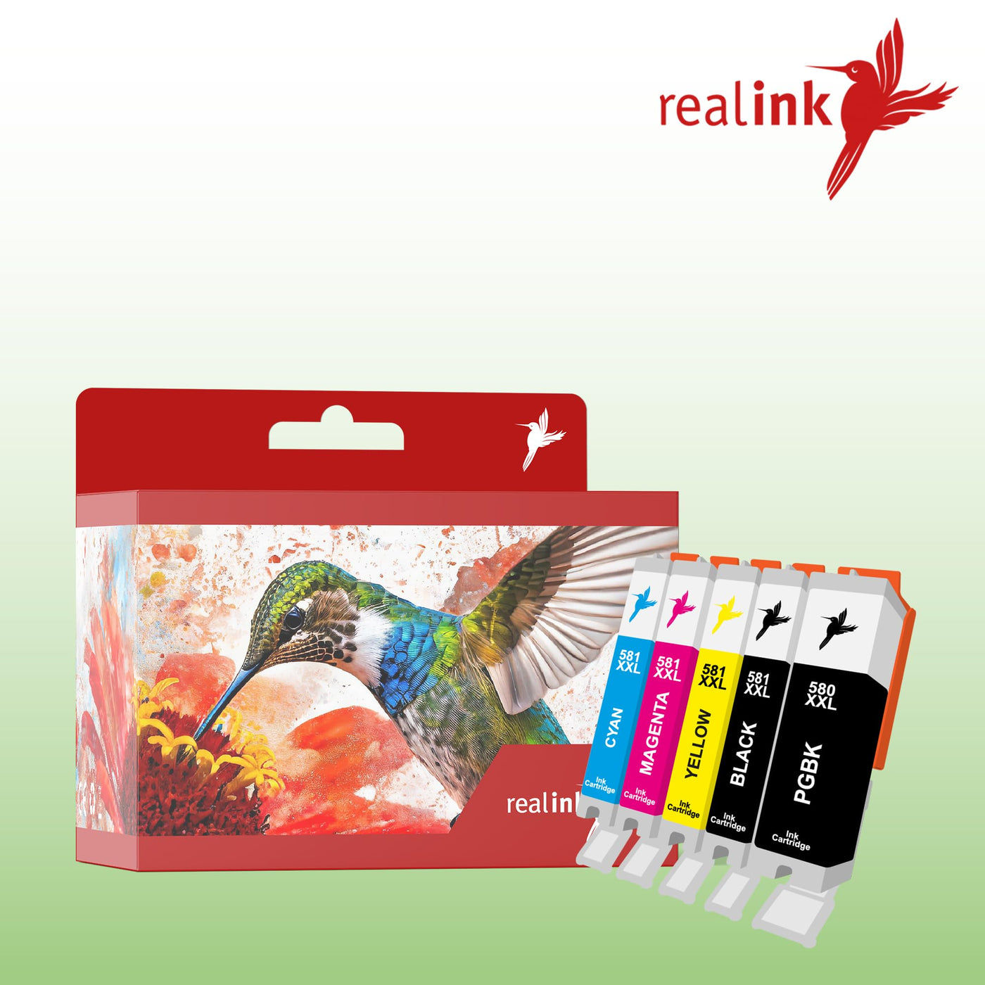 realink Bundle TS6350a Drucker (mit Scanner und Kopierer) mit 10 XXL Druckerpatronen