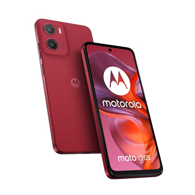 Motorola Moto G05 4G 4 GB/128 GB Rot (Plum Red) Dual-SIM