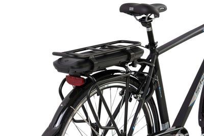 F.lli Schiano E-Moon, E Bike für die Stadt 28 Zoll, 36V 13Ah Abnehmbarer Akku, Motor 250W 40Nm, City Ebike für Herren, Schwarz