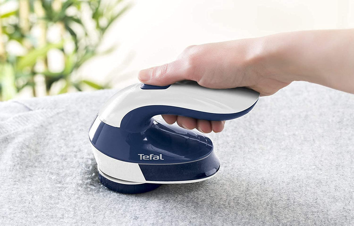 Tefal JB1013 Fusselrasierer, Stoff, Weiß/Blau