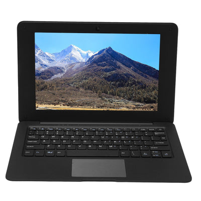 Vikye Laptop-Computer, 10,1'' LCD, 3 GB RAM, 64 GB ROM Notebook, 2,4 GHz Dual-Core-CPU, Business-Laptop für Win 10, 2500 MAh, für Büro, Reisen, Zuhause (EU-Stecker 3G+64G)