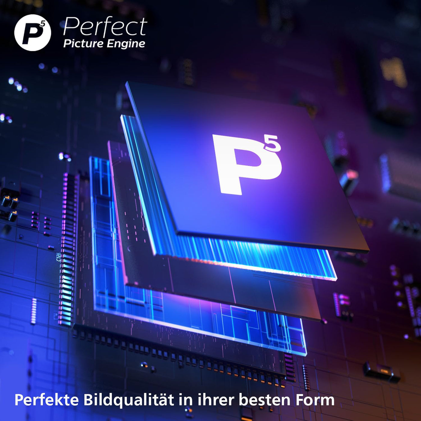 Philips Ambilight 'The One' 65PUS9000 4K QLED Smart TV - 65 Zoll Display mit P5 Perfect Picture Engine Ultra HD, Titan OS, Dolby Vision und Dolby Atmos Sound