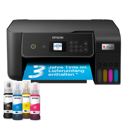 EcoTank ET-2870 A4-Multifunktions-Wi-Fi-Tintentankdrucker, mit einem im Lieferumfang enthaltenen Vorrat an Tinten bis zu 3 Jahren