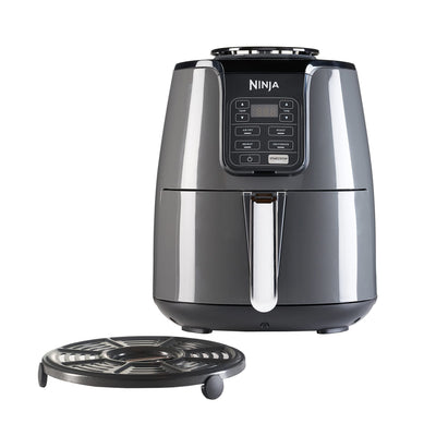 Ninja Foodi FlexDrawer Dual Zone Heißluftfritteuse, Airfryer mit 10,4-Fach und herausnehmbarem Trenner, Antihaftbeschichtung, spülmaschinenfester Korb, 7-in-1, Schwarz AF500EU