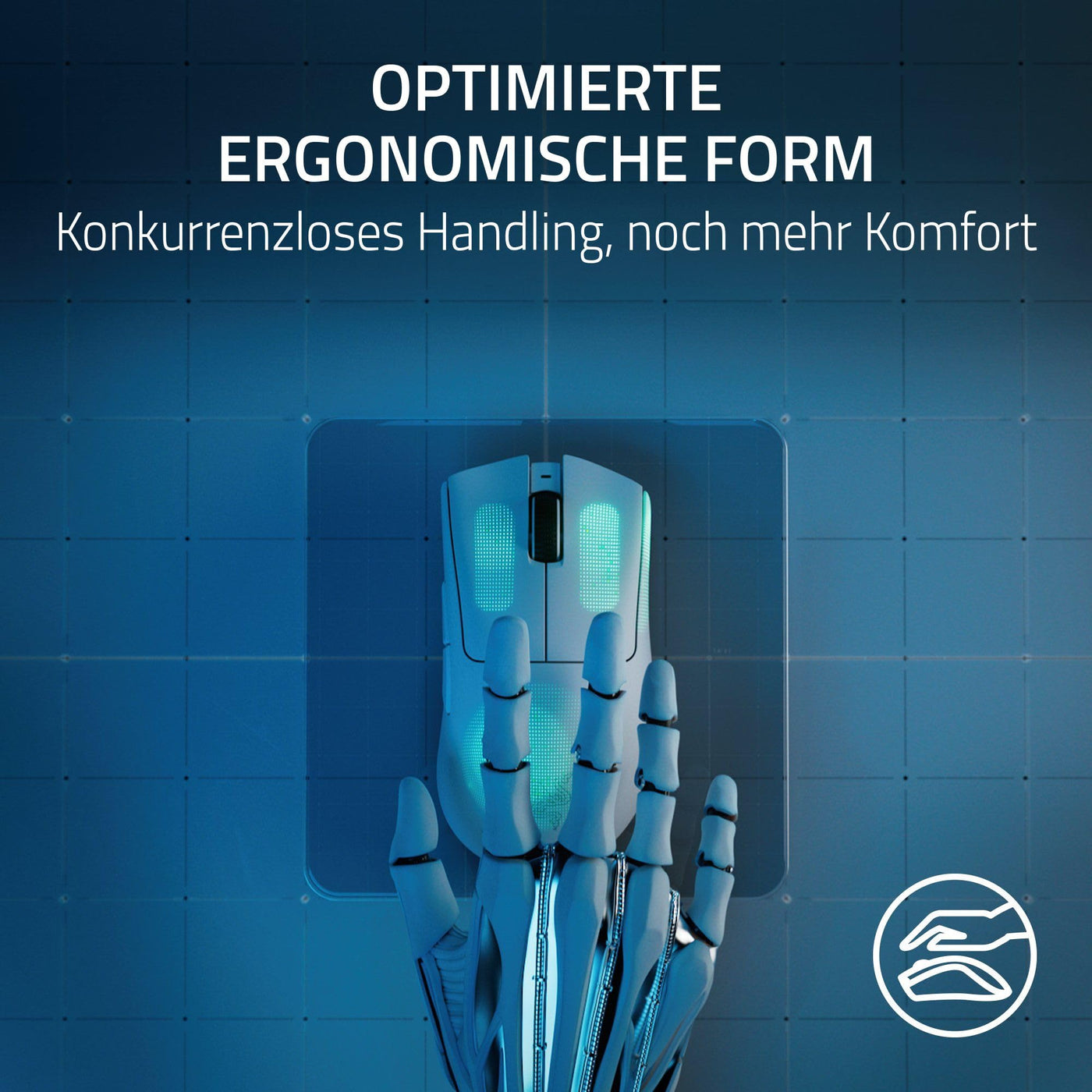 Razer DeathAdder V3 Pro - Leichte kabellose Ergonomische Esports-Maus (63g Leichtes Design, Focus Pro 30K Optischer Sensor, Mausschalter Gen-3, HyperSpeed Wireless) Schwarz