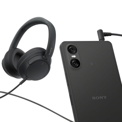 Sony Xperia 10 VI (5.000 mAh Akku, 6,1 Zoll 21:9 OLED, DREI optische Brennweiten, Leicht und kompakt, 3,5mm Audio, Android 14, IP65/68, Dual SIM, schwarz, 24+12 Monate Garantie [Amazon Exklusiv]