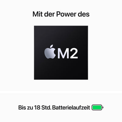 Apple 2023 MacBook Air Laptop mit M2 Chip: 15,3" Liquid Retina Display, 8GB RAM, 512 GB SSD Speicher, beleuchtete Tastatur, 1080p FaceTime HD Kamera. Funktioniert mit iPhone/iPad, Silber
