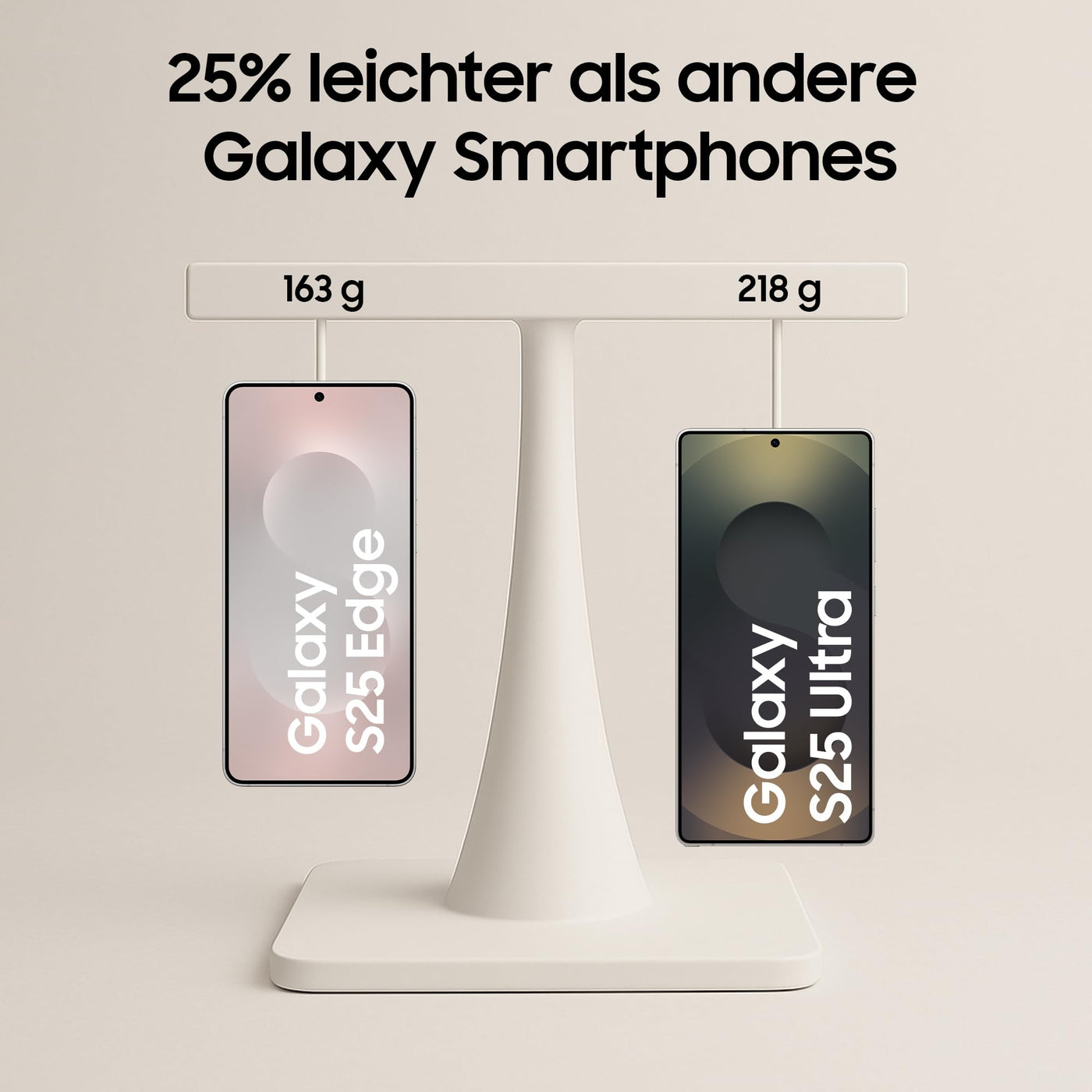 Samsung Galaxy S25 Edge AI Smartphone mit Galaxy AI, Ohne Vertrag, Handy mit Android, 12 GB RAM, 256 GB GB Speicher, 200-MP-Kamera, Titanium Silver, 3 Jahre Herstellergarantie [Exklusiv auf Amazon]