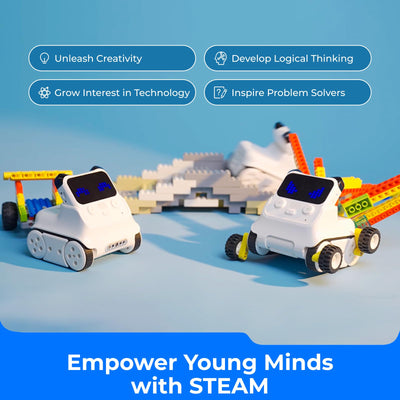 Makeblock Codey Rocky Programmierbarer Roboter, für Kinder, Codierungsroboter, kompatibel mit Scratch und Python, Stem Roboter, Lernspielzeug für Jungen und Mädchen ab 6 Jahren