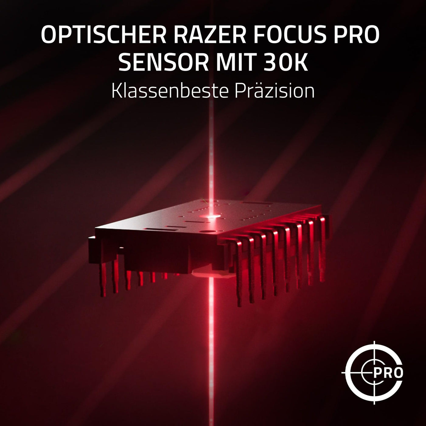 Razer Viper V3 HyperSpeed - Kabellose Esports Maus (Focus Pro 30K Optical Sensor, Bis zu 280 Std. Akku, Mechanische Maus-Switches der 2. Generation, kabellose Abtastrate von 4000 Hz) Schwarz