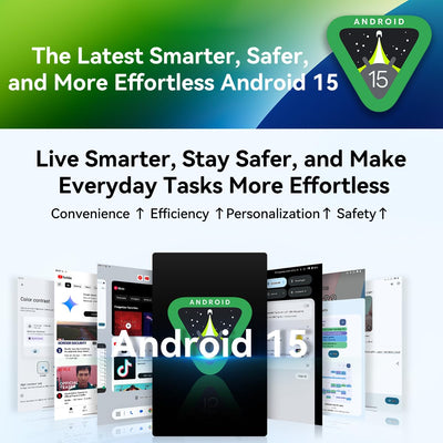 Blackview Tab90 WiFi (2025) Tablet Android 15, 12GB+128GB/2TB TF Octa Core, WiFi 5 Tablet PC 11 Zoll HD+ Display, 8200mAh, 13MP+8MP, Widevine L1, PC Modus, 3,5mm Klinke, 5G WiFi, OTG, FM, Schwarz