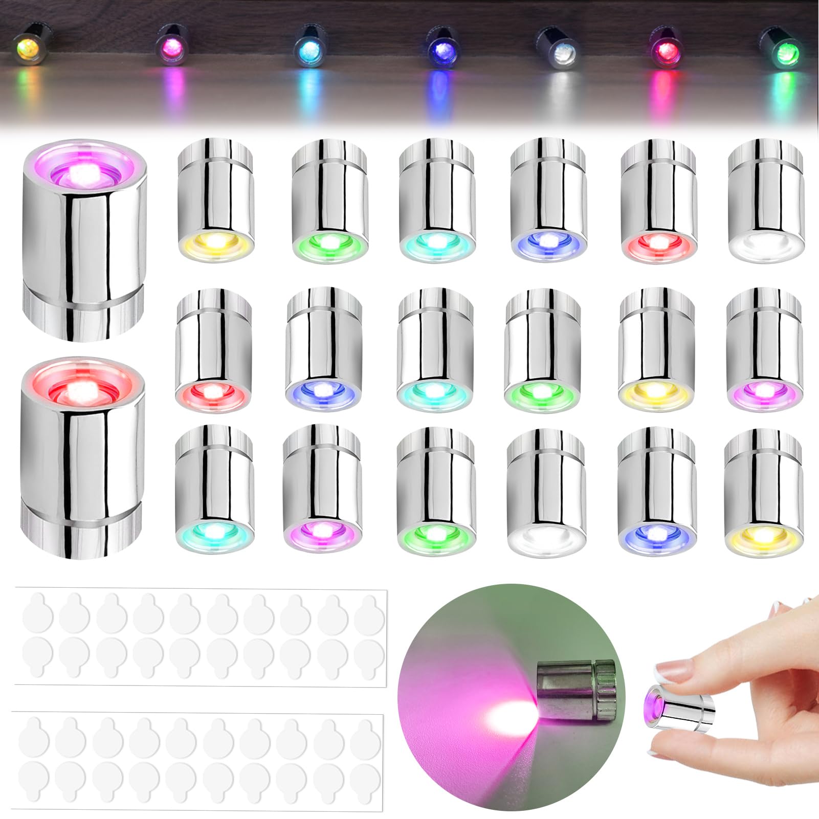 20 Stück Mini Led Licht Bunt Kleine Led Lichter Micro Für Beleuchtung ...