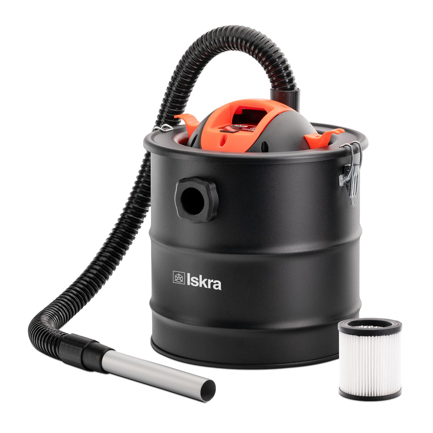 Iskra Aschesauger für Kamin, Ofen etc. 1000W Kaminsauger 18L, Blasfunktion, Aschesauger Pelletofen