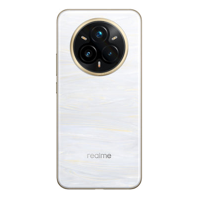 realme 14 Pro+ Smartphone 5g, 8 + 256GB,White,Sony 3X Periscope OIS AI Camera,Cold-Sensitive Color-Changing Design,5260 mAh Battery,IP66/68/69,120Hz Eye Protection Display,Amazon Exclusive,No Adapter