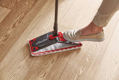 Vileda ULTRAMAX 2in1 Komplett-Set, Bodenwischer-Set mit Eimer, Flachwischer und Microfaser- Wischbezug