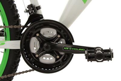 KS Cycling Mountainbike MTB Fully 26'' Bliss weiß-grün RH 47 cm