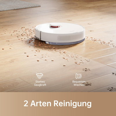 DREAME F9 Pro Staubsaugerroboter und Wischmopp 2-in-1, LiDAR Navigation, 150 min Laufzeit, Staubsauger- und Wischroboter, 2500Pa Saugkraft, Kartierung für mehrere Böden, WLAN/APP/Alexa