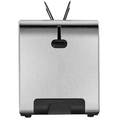 WMF Stelio Toaster 2 Scheiben Edelstahl, Doppelschlitz Toaster mit Brötchenaufsatz, Bagel-Funktion, 7 Bräunungsstufen, 900 W, Toaster edelstahl matt